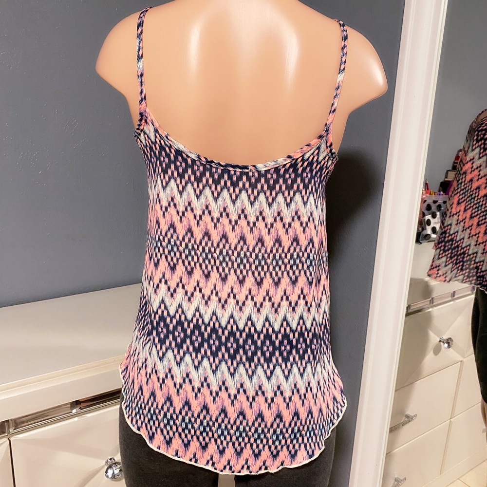 Pink Pattern Tank Top - Picture 3 of 5